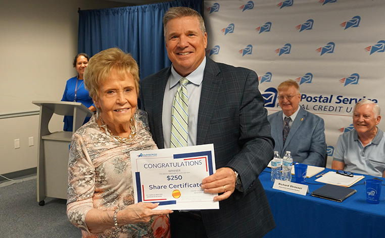 Member Receiving Award
